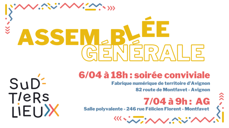 Assemblée Générale annuelle de Sud Tiers-Lieux